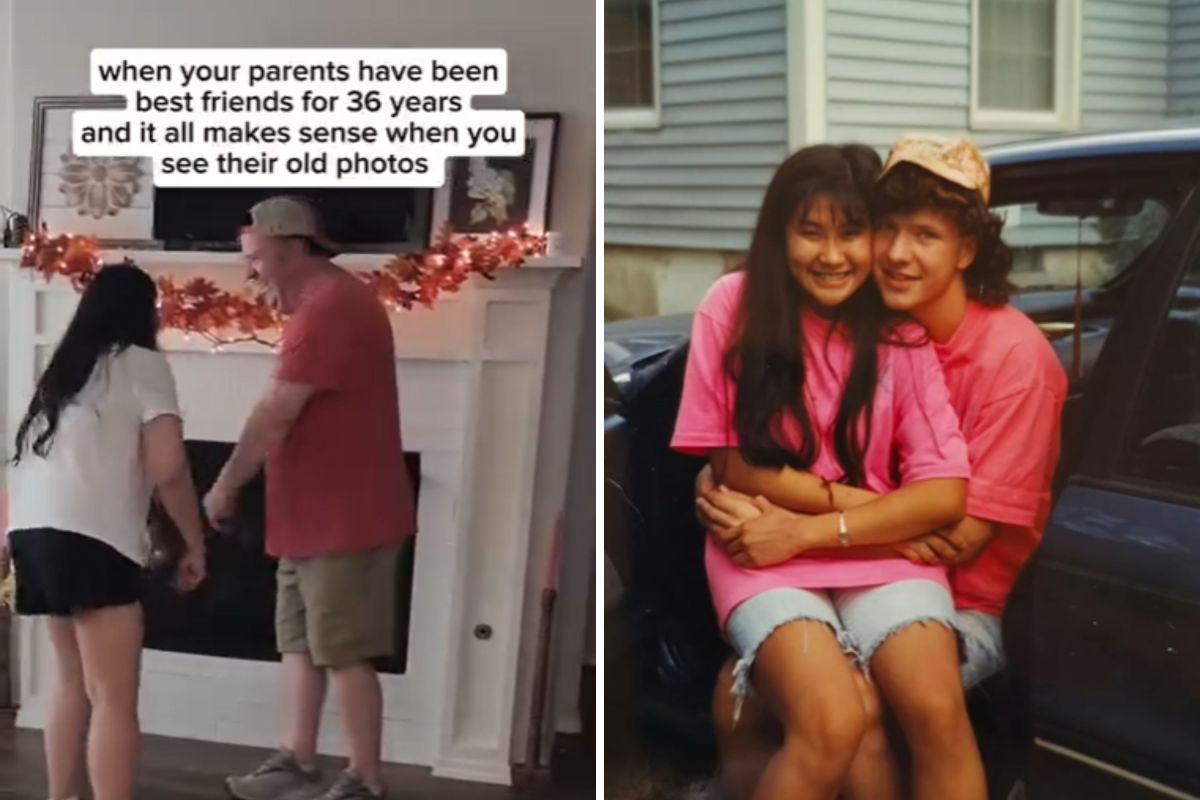 Daughter Finds Childhood Photos of Her Parents, Then It All Makes Sense