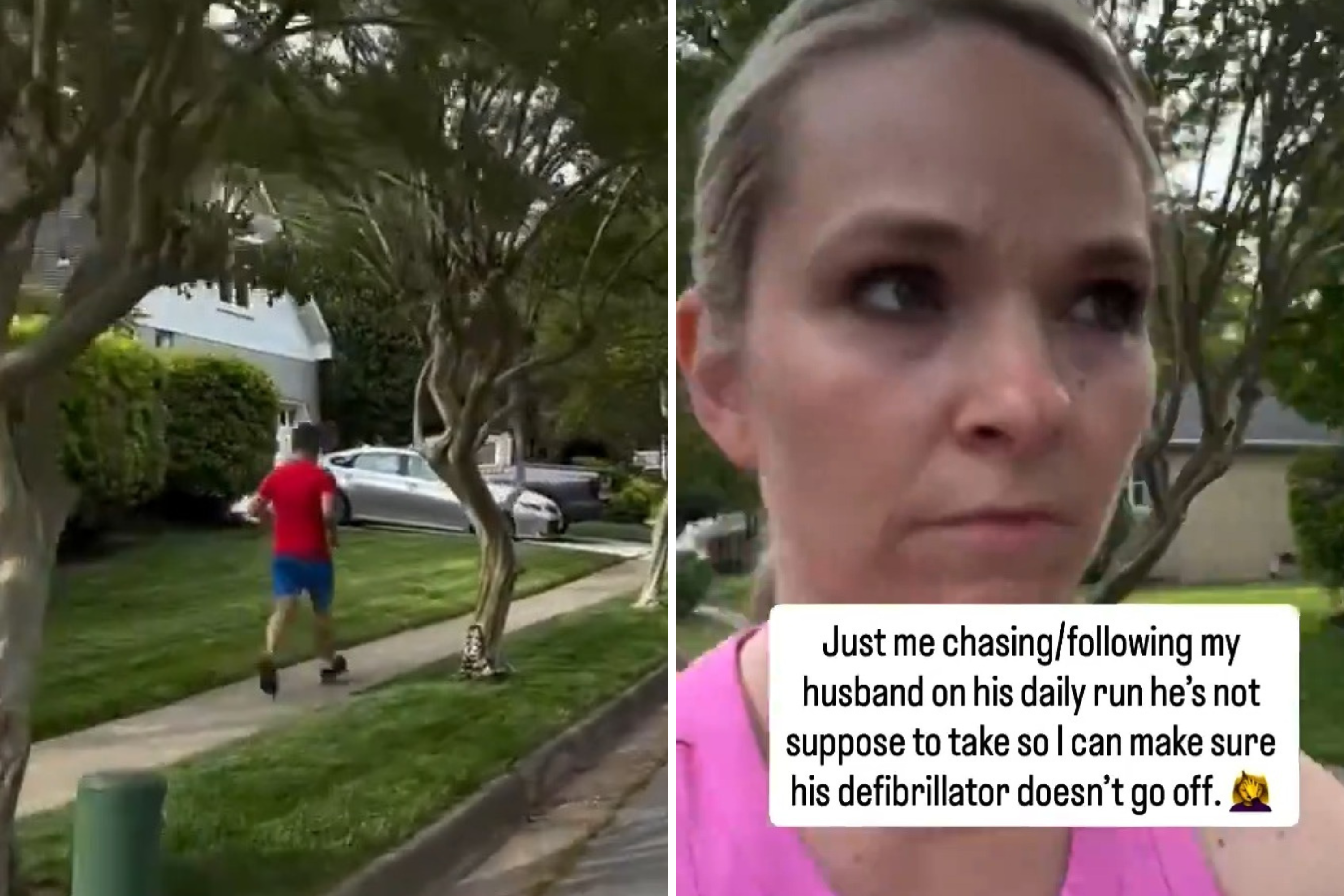 Woman Follows Husband During His Daily Run, Her Reason Shocks Viewers