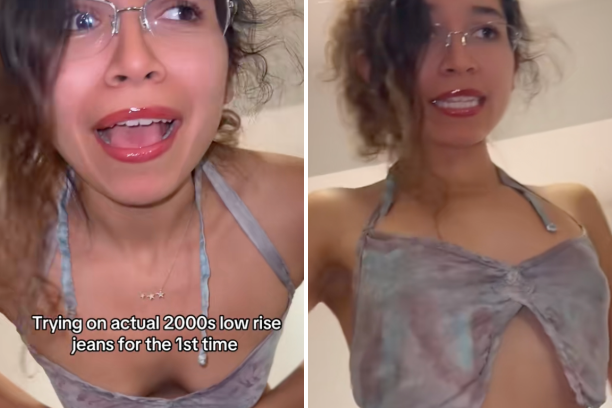 Gen Zer Tries On ‘Historically Accurate’ Y2K Item—Can’t Cope With Result