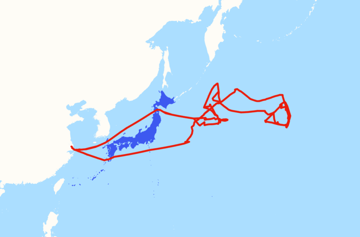 Mapa mostra China enviando navios ao redor de aliado dos EUA Mapa mostra China enviando navios ao redor de aliado dos EUA