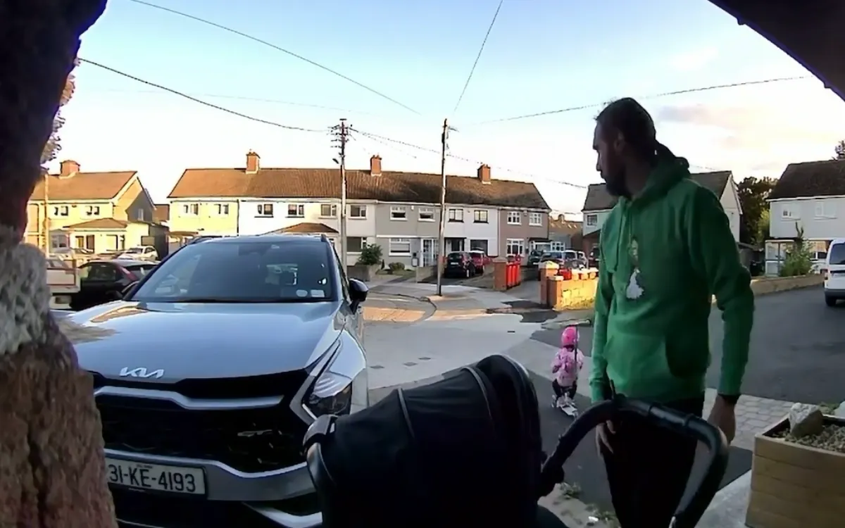 Dad Hears Daughter Shout ‘Go!’—Unprepared for What Doorbell Cam Captures