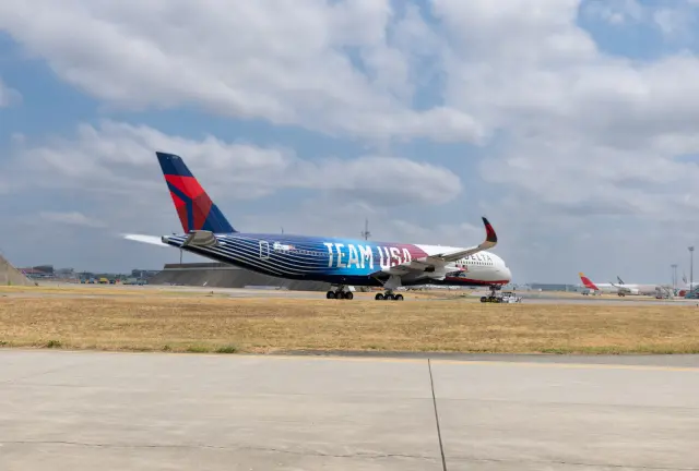 Delta Milan-Cortina Olympics livery