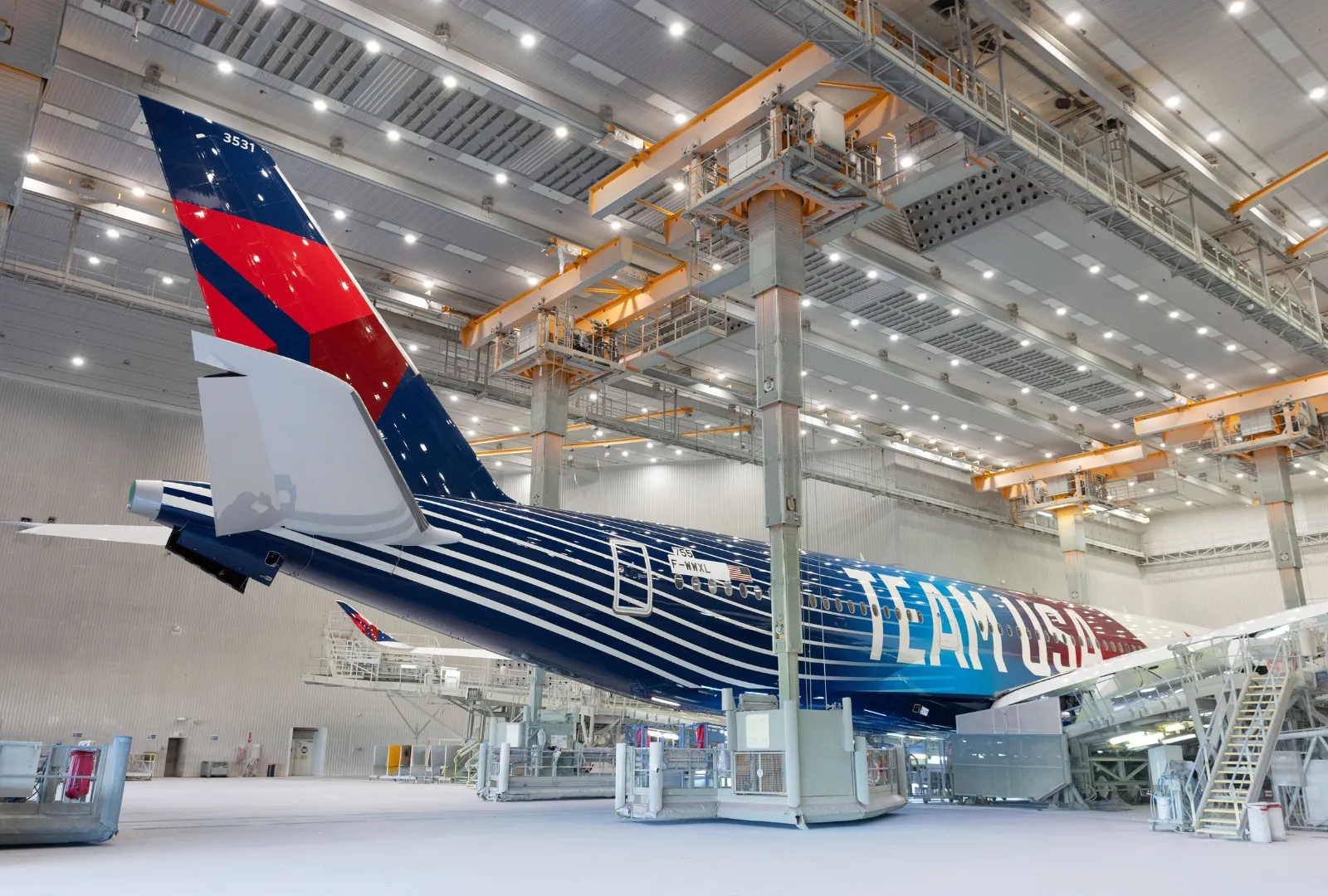 DELTA A350-900 TEAM USA デルタ航空 オリンピック ph Delta Adds Team USA Olympic Winter Games 2026 Livery to A350