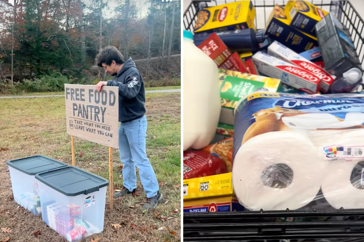 SNAP Fears spark viral wave of food bank videos -- and controversy