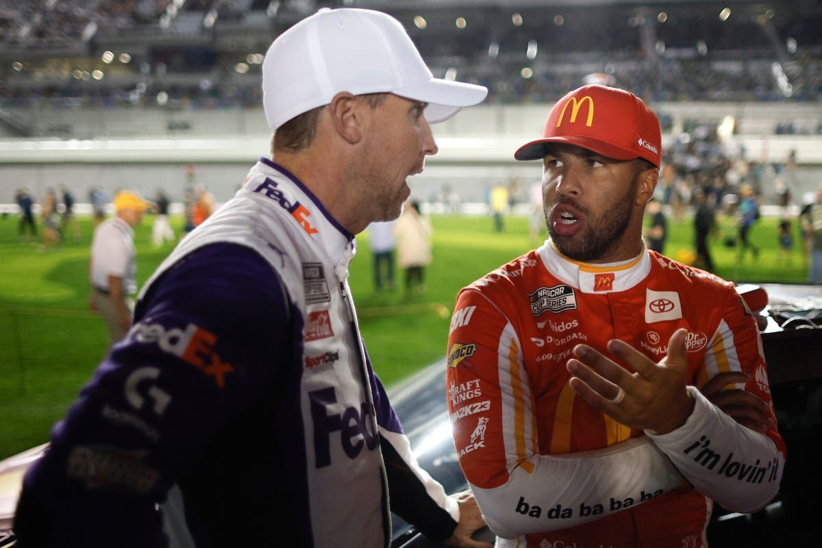 Dale Jr. Finds No Problem With Denny Hamlin's Move on Bubba Wallace