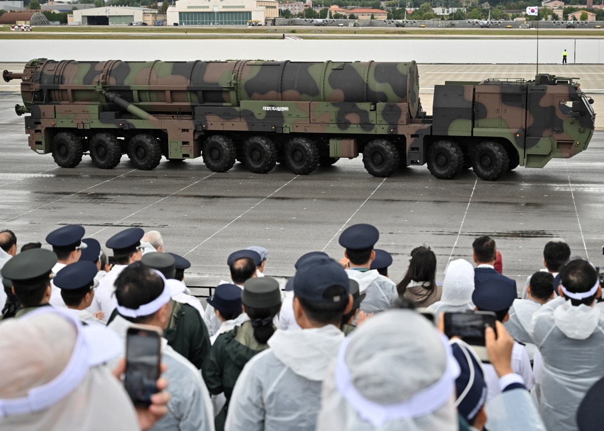 South Korea Unveils Missile Plan for 'Balance of Terror' Against North