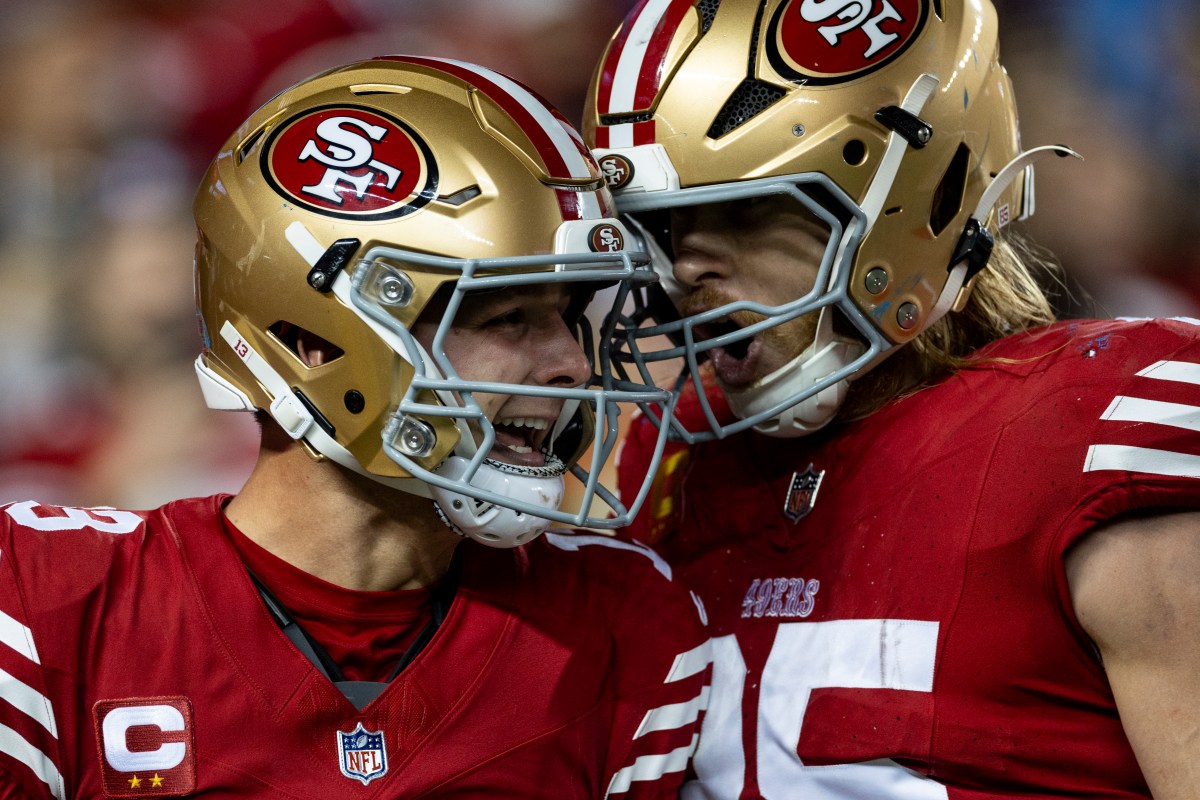 49ers Prediction Bags arma dinâmica para QB Brock Purdy