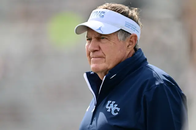 Head coach Bill Belichick of the North Carolina Tar Heels