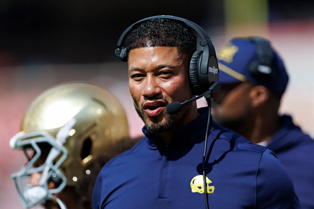 Notre Dame’s Marcus Freeman Drops 2Word Message on Coaching Future
