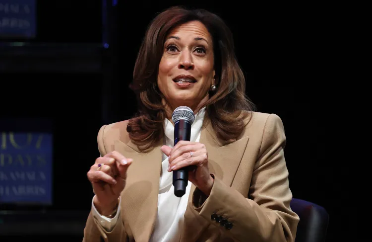 Kamala Harris keeps getting heckled on her book tour - Newsweek