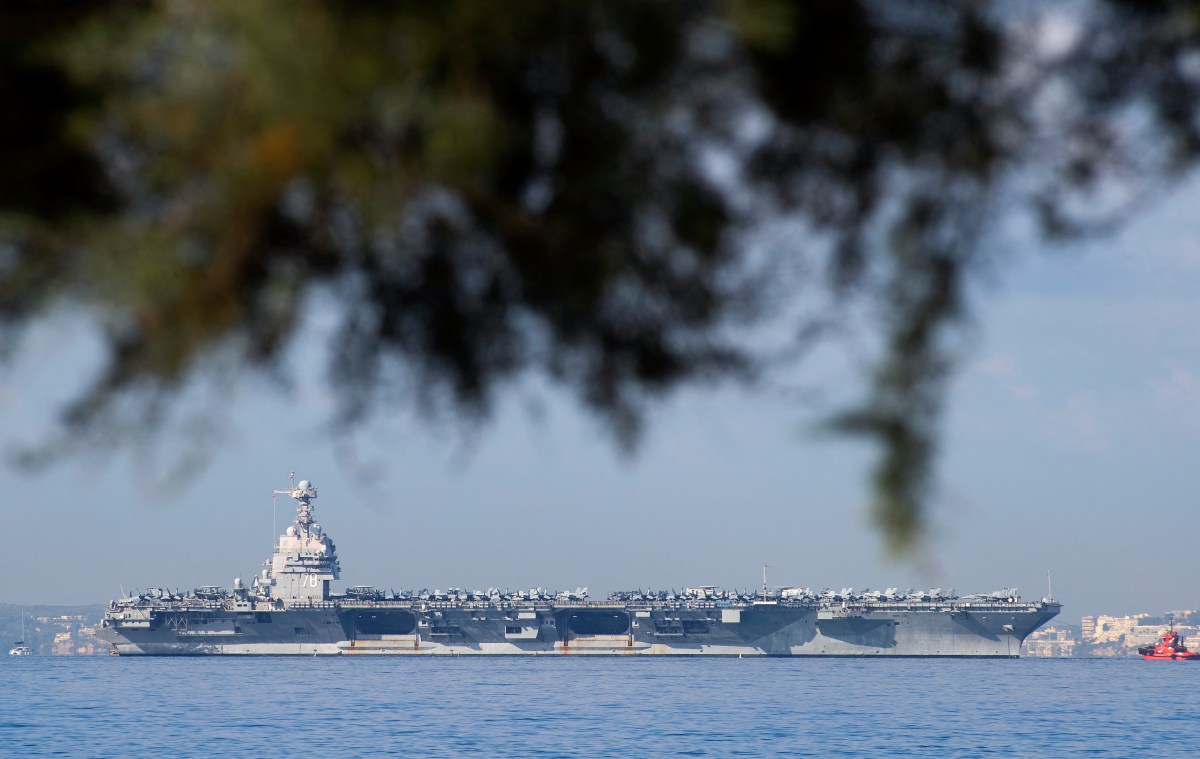 Track the USS Gerald Ford as Carrier Group Steams Toward Caribbean