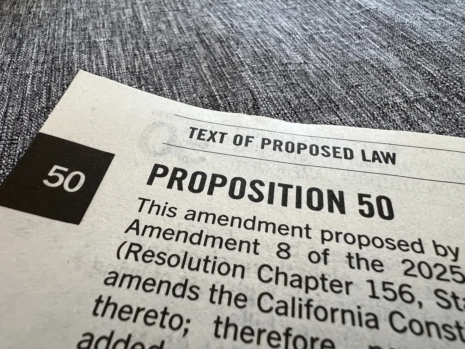 California's Proposition 50: A Critical Turn in Redistricting