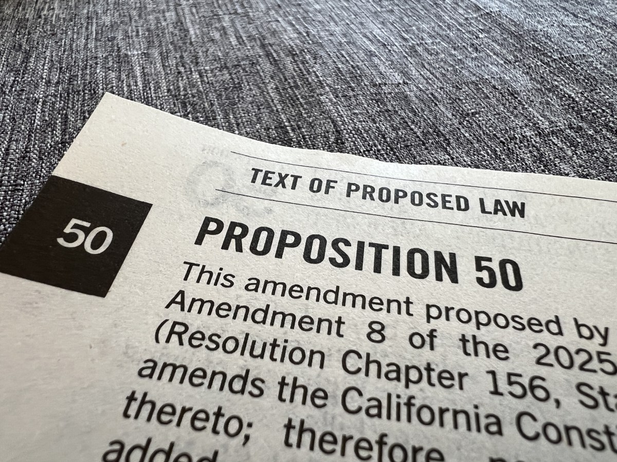 Proposition 50 Update as Voting 'Close to Recall Election' Levels