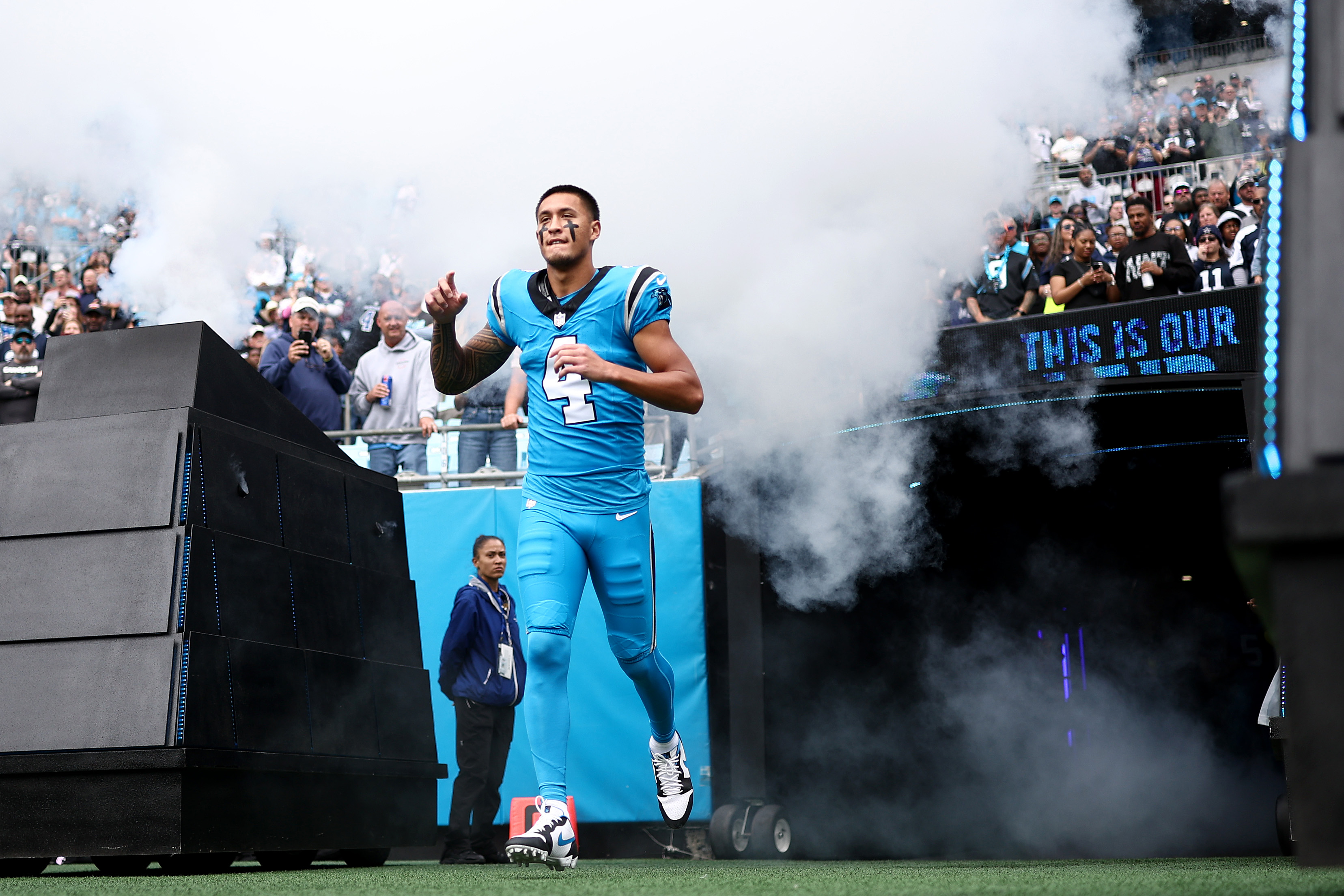 Exclusive: Panthers Star Tetairoa McMillan on Resilience, Bryce Young Leadership, and More