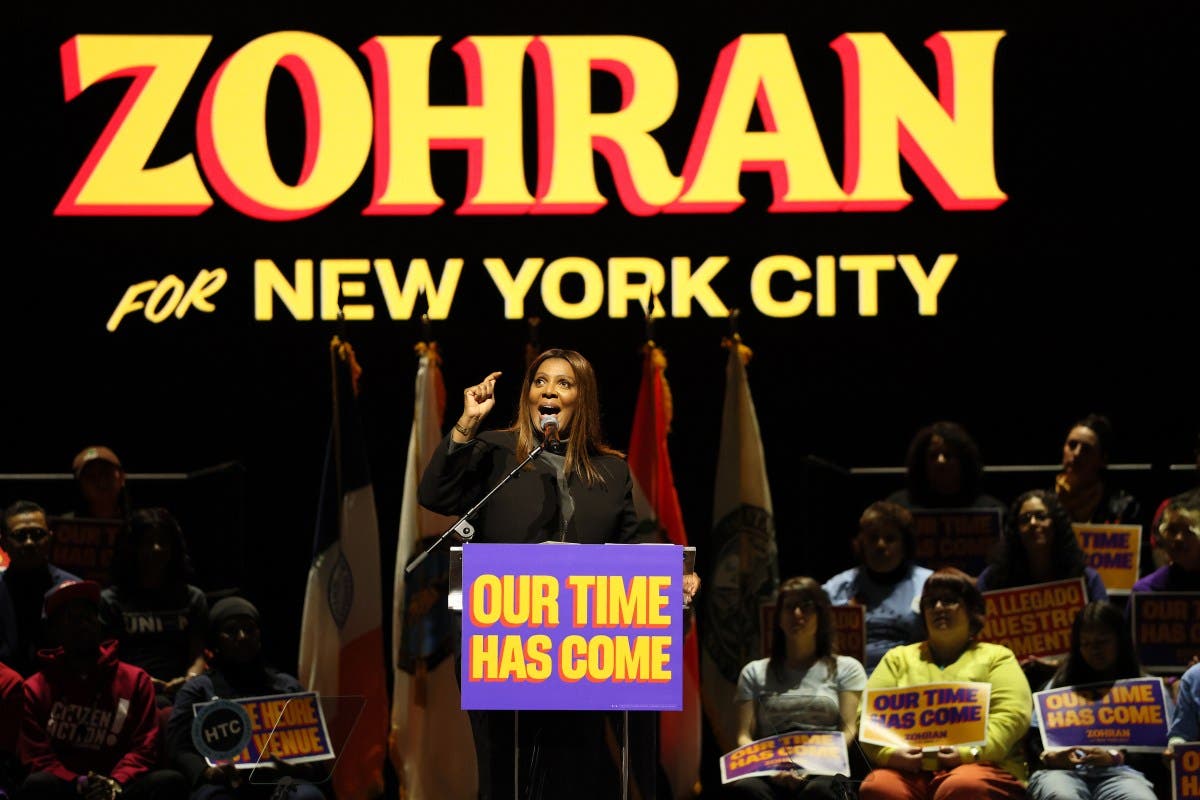Trump, Epstein Jokes Before Letitia James Rally Speech Spark Laughter