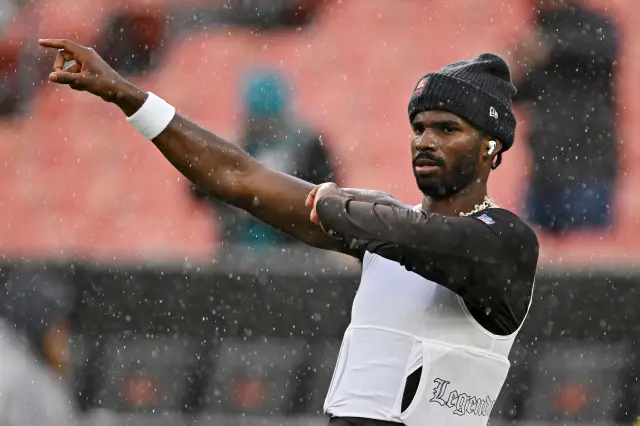 Cleveland Browns quarterback Shedeur Sanders.