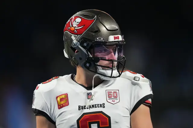 Tampa Bay Buccaneers quarterback Baker Mayfield.