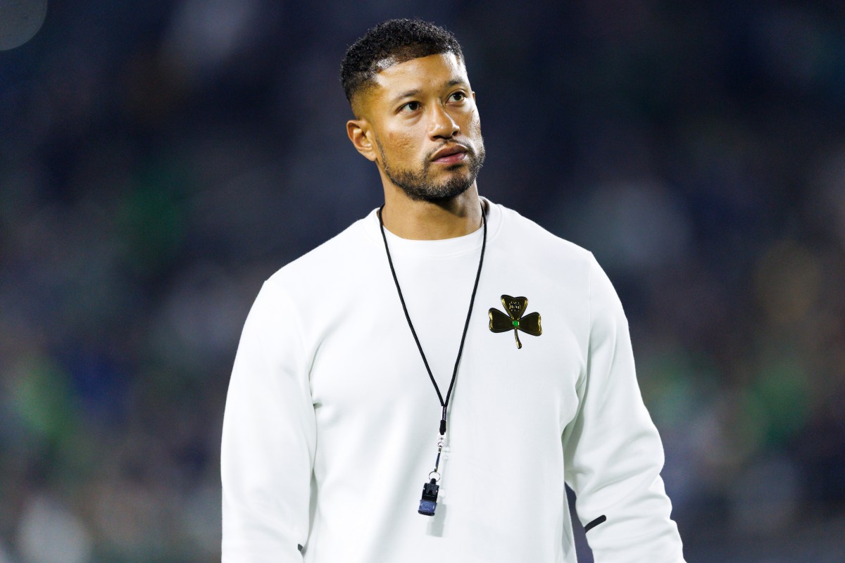 Notre Dame's Marcus Freeman Gives Brian Kelly Brutal Reality Check
