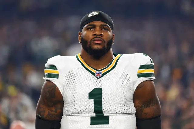 Micah Parsons #1 of the Green Bay Packers