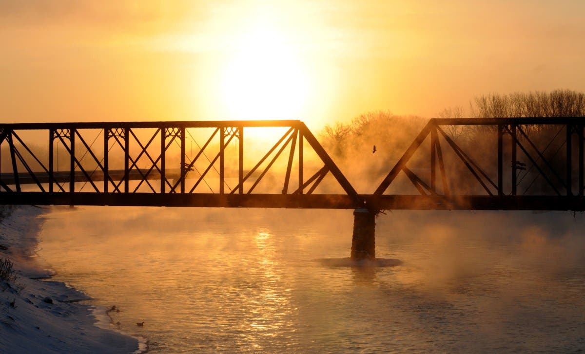 Frigid weather in the Midwest