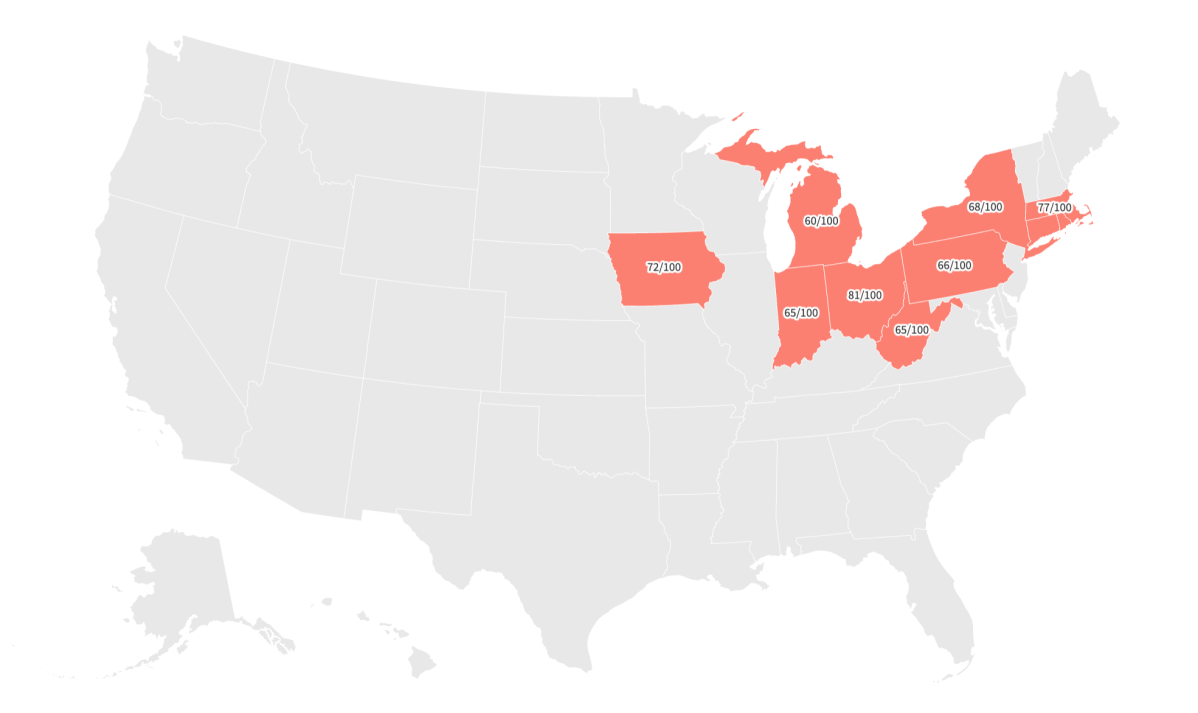 Map Shows States Where Buyers Can Find Most ‘Lemon Homes’
