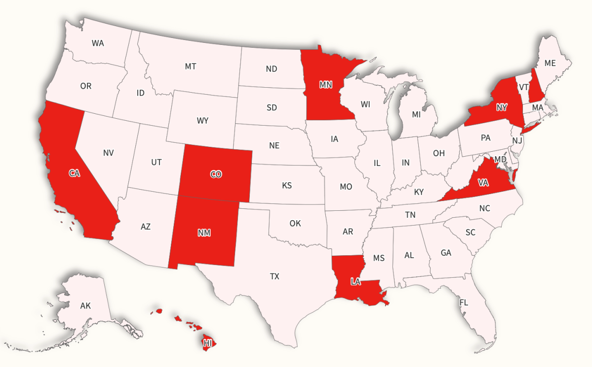 El mapa de beneficios de SNAP muestra los estados que ofrecen asistencia cuando finaliza el financiamiento El mapa de beneficios de SNAP muestra los estados que ofrecen asistencia cuando finaliza el financiamiento