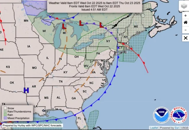 Lake Effect Storm to Bring Impacts to a Dozen States - Newsweek