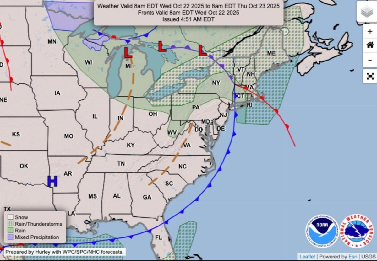 Lake Effect Storm to Bring Impacts to a Dozen States