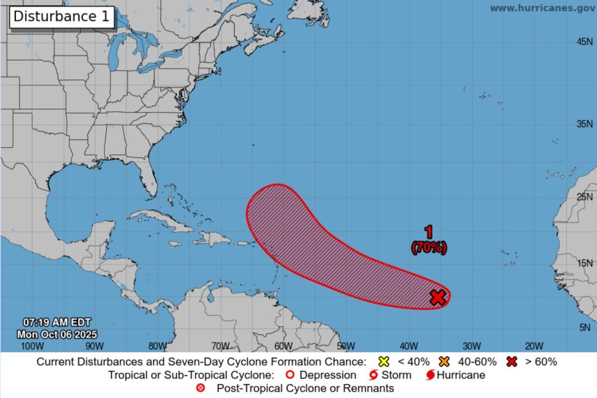 Potential Tropical Storm Jerry Spaghetti Models as Invest 95L Intensifies