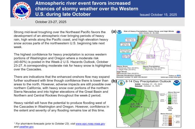 Atmospheric river map shows potential US impacts - Newsweek