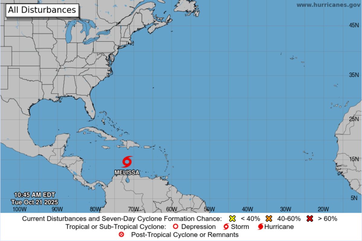 Tropical Storm Melissa Spaghetti Models Show Chances of Striking Florida Tropical Storm Melissa Spaghetti Models Show Chances of Striking Florida