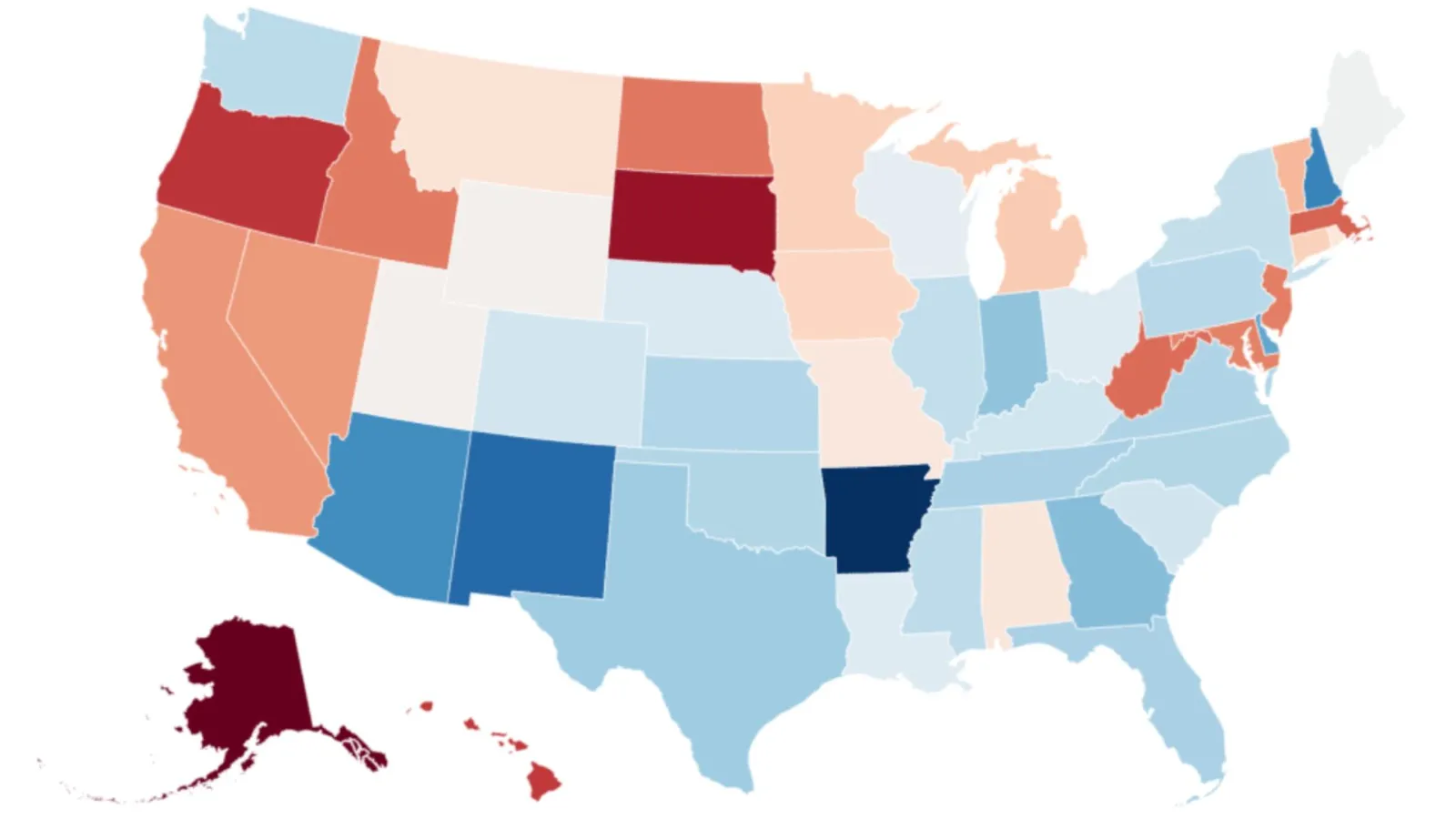 Map shows highest health insurance premium rises by US state - Newsweek