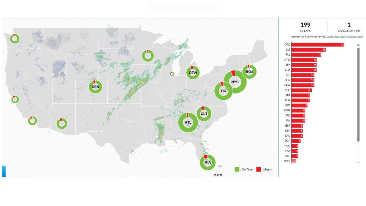 Map Shows Airports Hit Worst By Delays After Trump Admin Warning