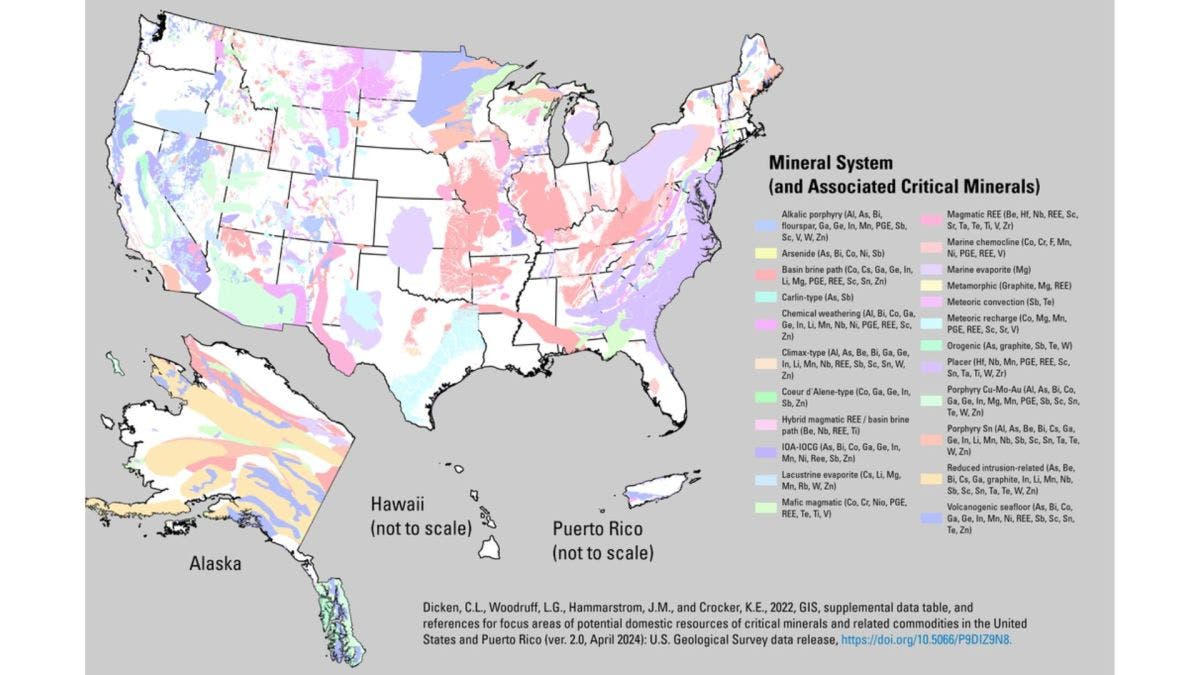 Map Shows US’ Critical Minerals as China Battle Heats Up