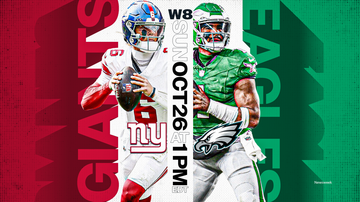 How to Watch Giants vs Eagles: Live Stream NFL Week 8, TV Channel