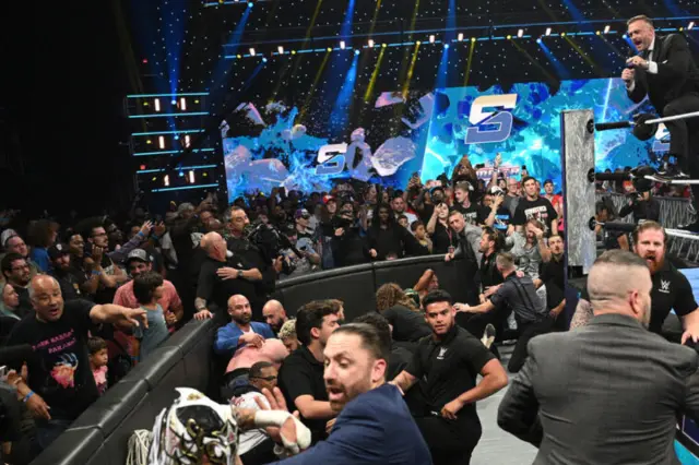 WWE Friday Night SmackDown brawl