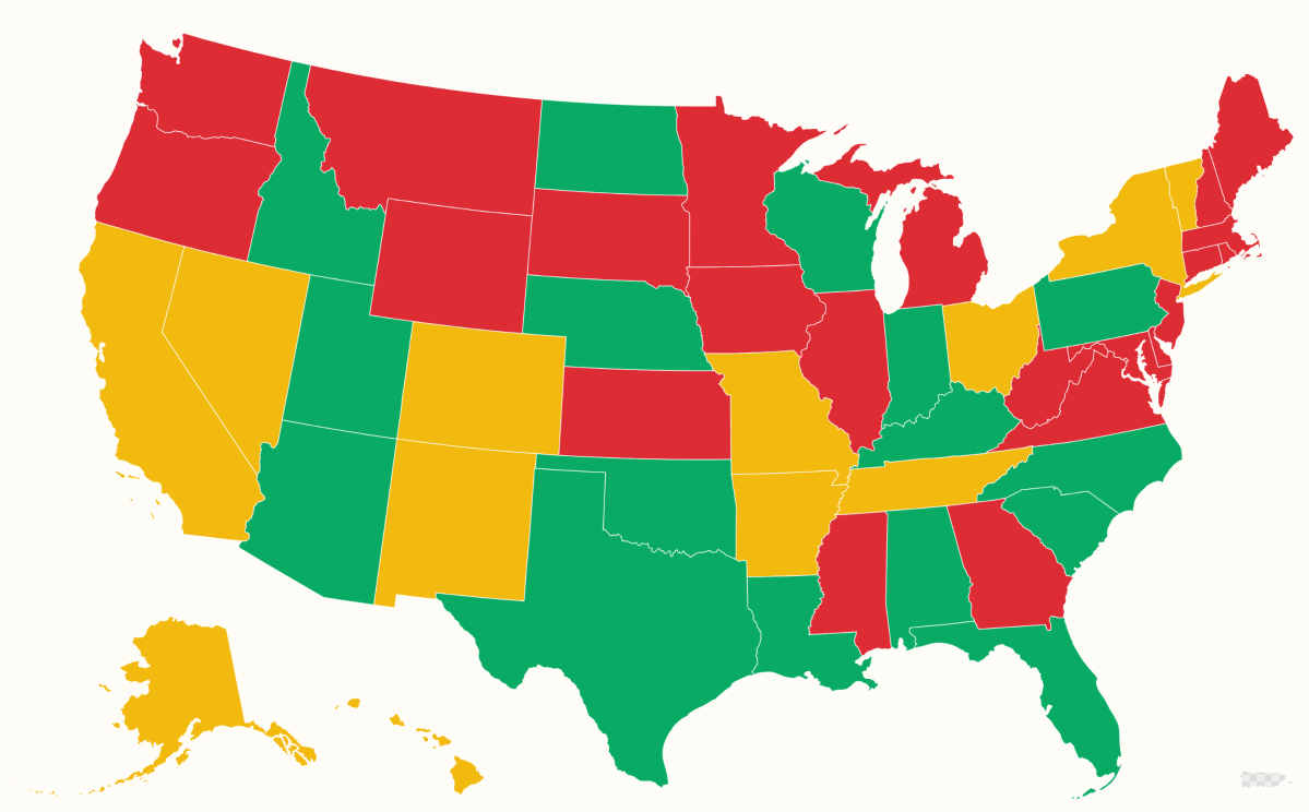 Map Shows Which States Face Recession, and Which Are Growing Map Shows Which States Face Recession, and Which Are Growing