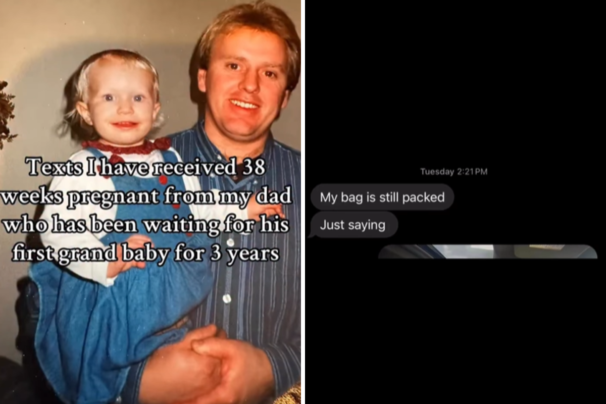 Millennial Woman Due To Have First Baby—Then Her Dad's Texts Start Arriving