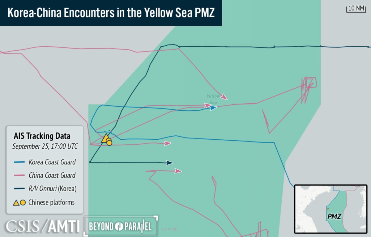 Map Shows Standoff Between China and US Ally in Disputed Waters