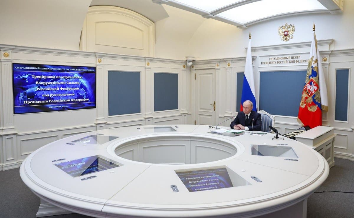Putin oversees Russia nuclear drill: ICBMs, cruise missiles launched