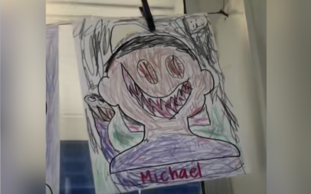 O autorretrato de Michael.