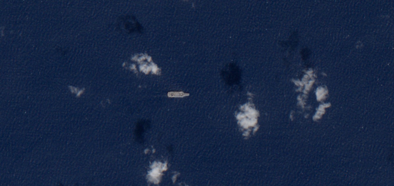 Satellite Shows Where US Carrier Strike Group Was Seen in Caribbean Sea
