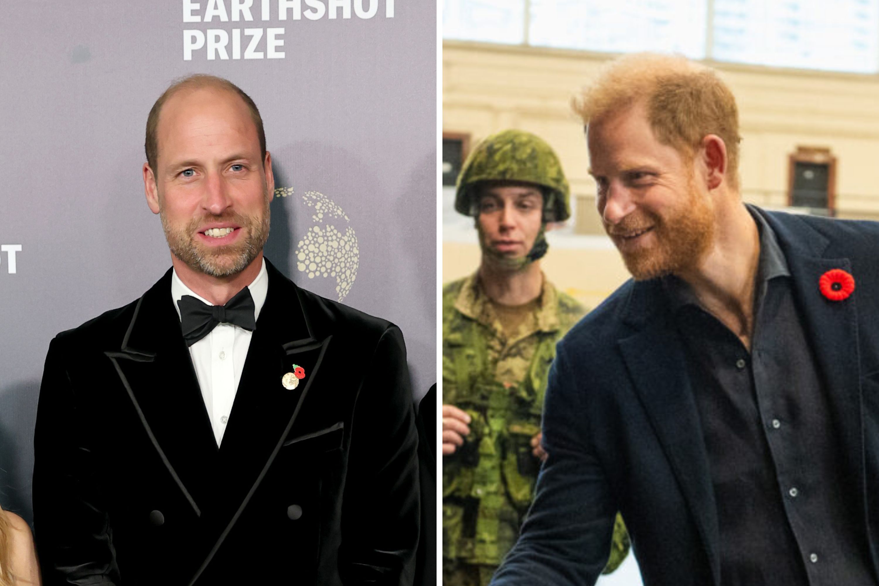 Prince William and Prince Harry's Clashing Major Events in Pictures
