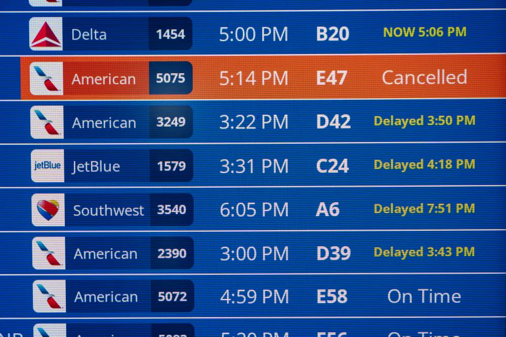 US flights canceled, delayed on Saturday as shutdown continues - Newsweek
