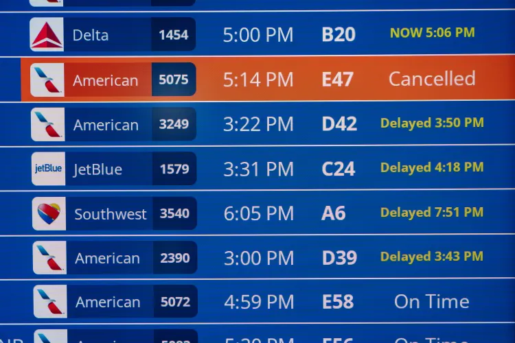 US flights canceled, delayed on Saturday as shutdown continues - Newsweek