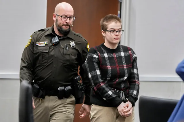Morgan Geyser appears in a Waukesha County courtroom Jan. 9, 2025, in Waukesha, Wis.