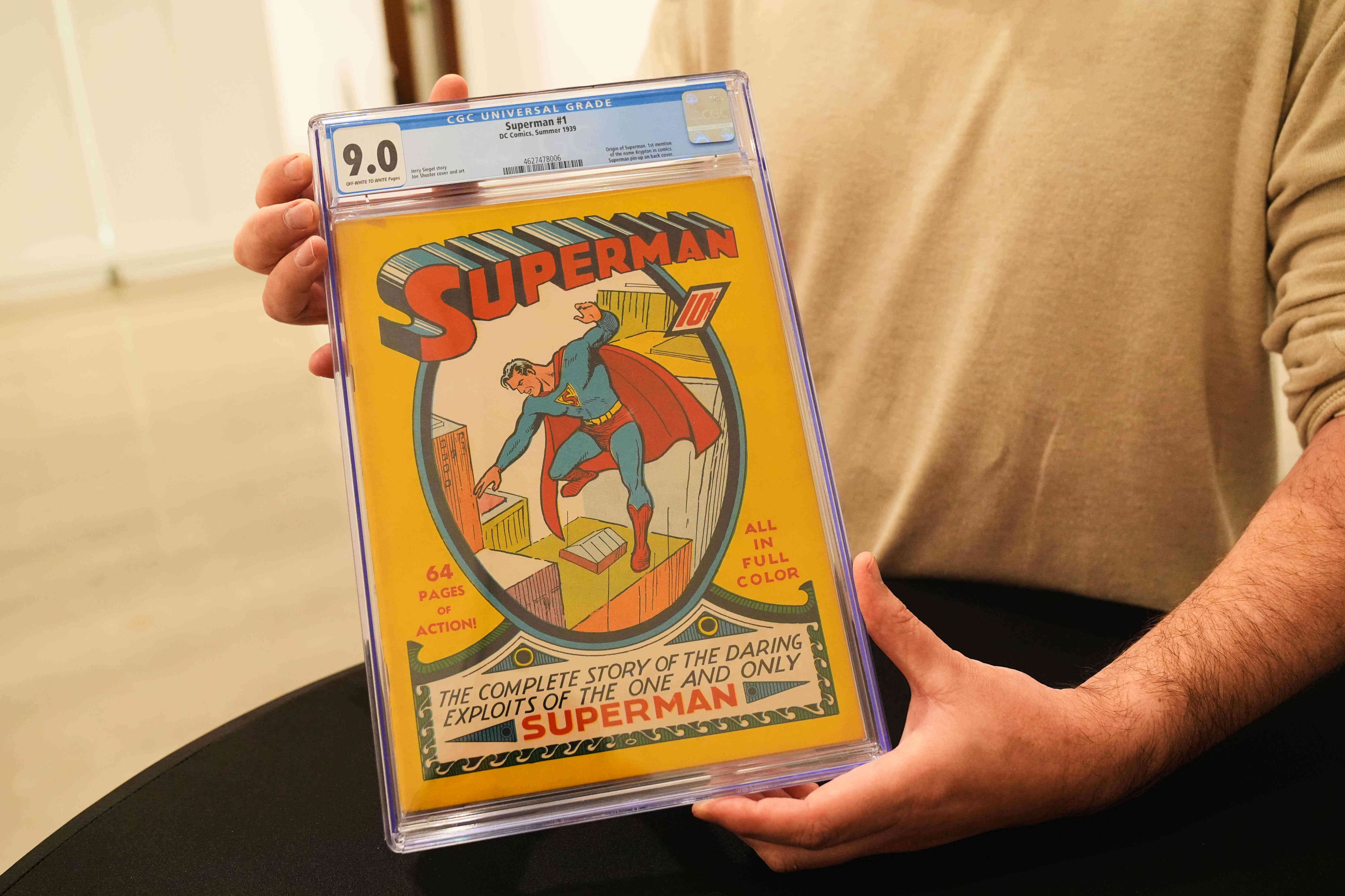 ‘Superman’ Comic Originally Sold for a Dime Nets $9 Million at Auction