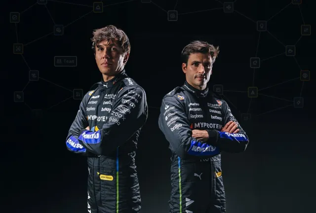 Alex Albon Carlos Sainz Las Vegas Grand Prix Racing Suits