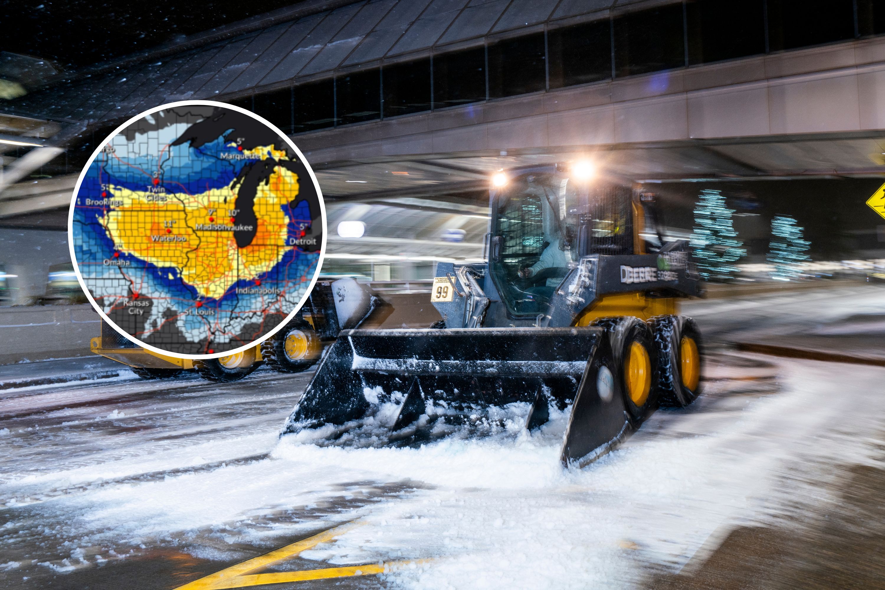 Winter Storm Map Shows States Where ‘Widespread Heavy Snow’ Will Fall