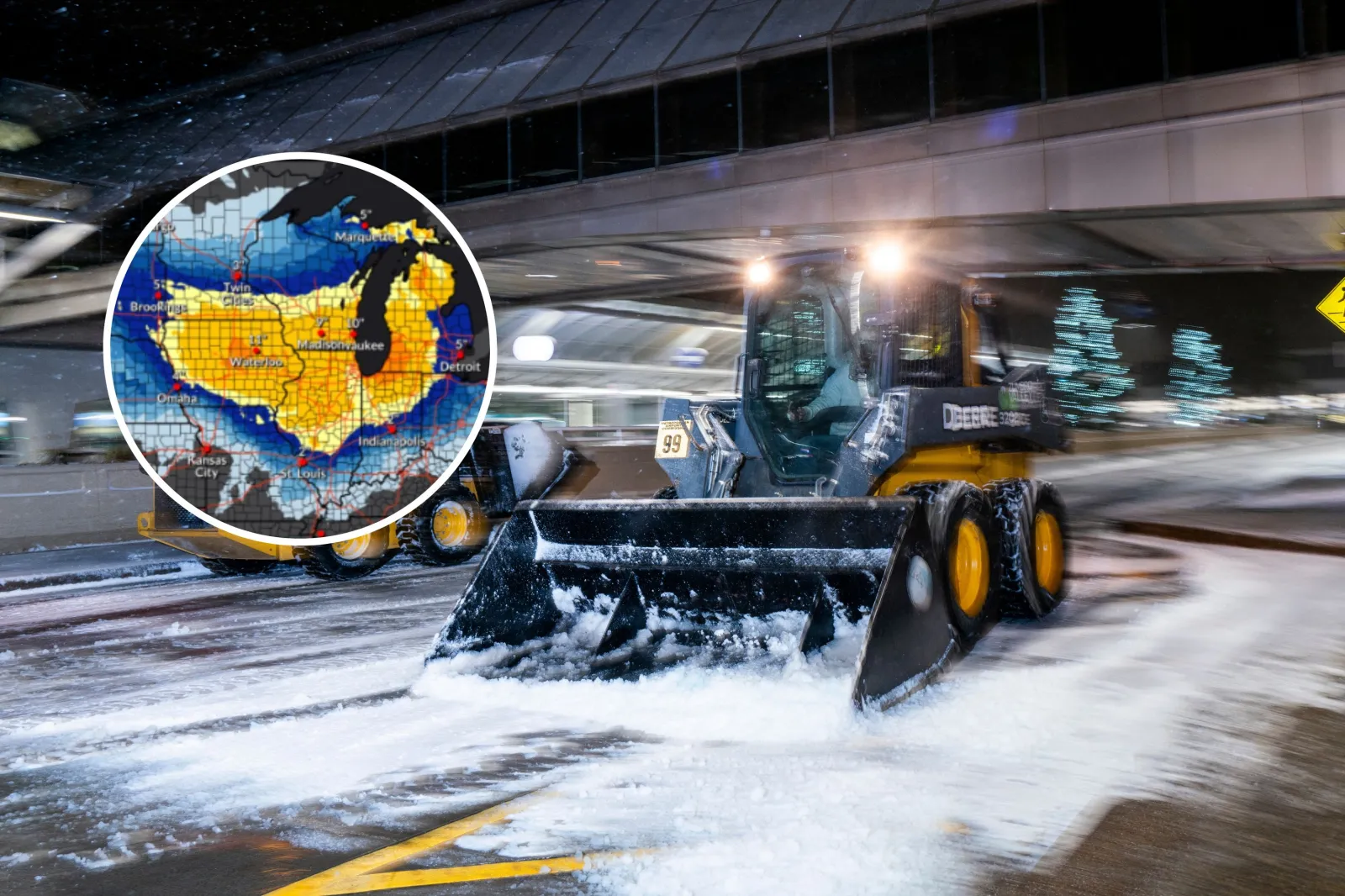 Winter Storm Map Shows States Where ‘Widespread Heavy Snow’ Will Fall